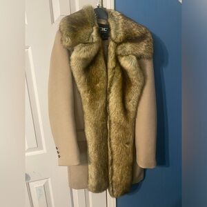 Black Label trench fur